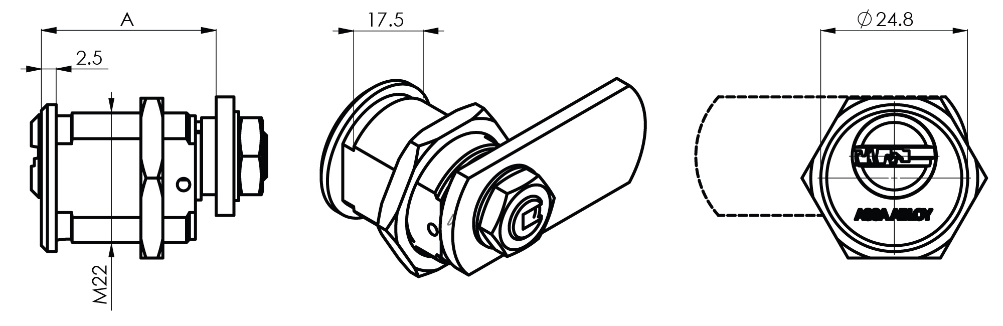 CY100 Cam Lock | ASSA ABLOY